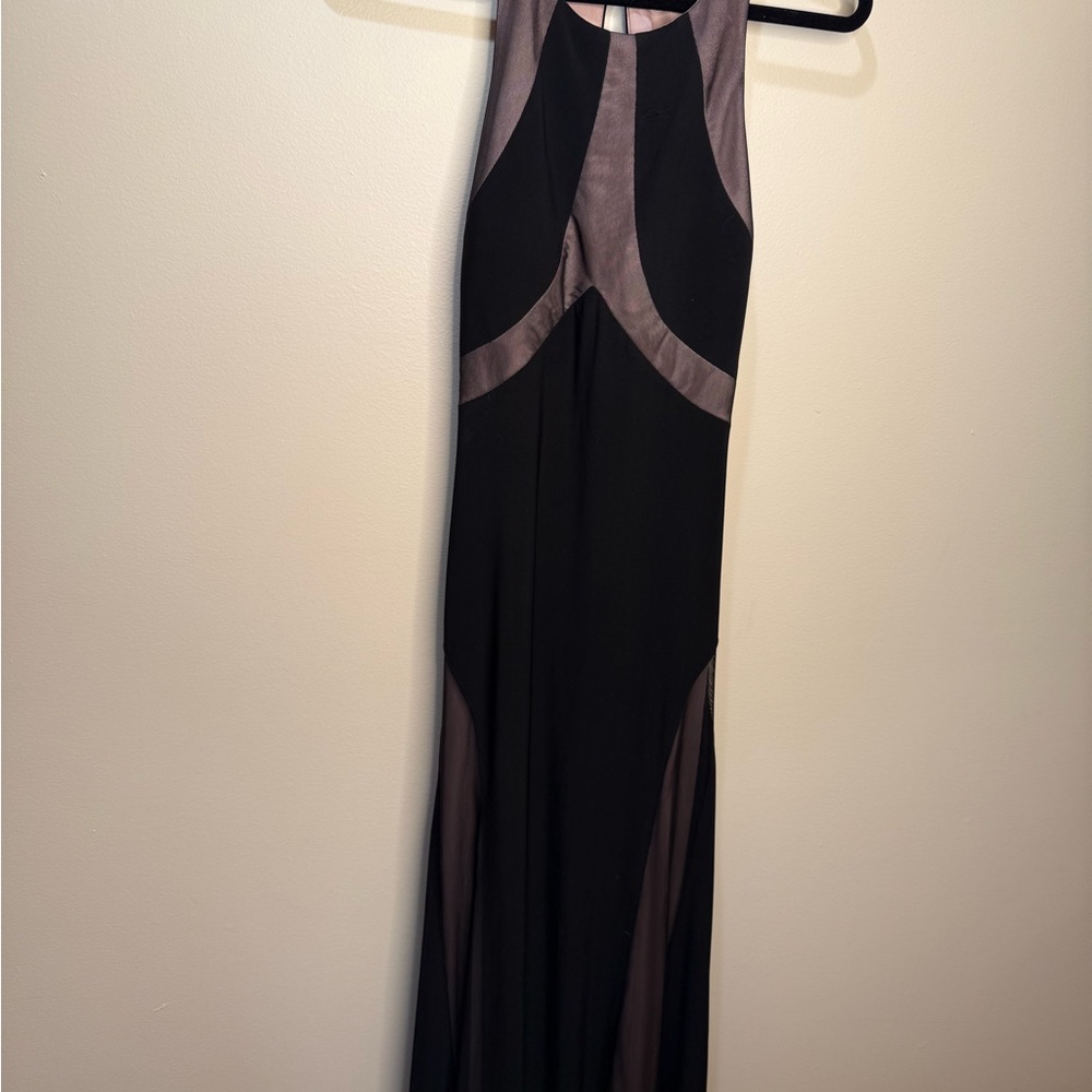 Elegant Black and Gray Women's Dress